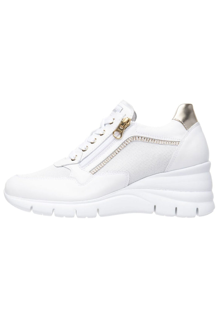 Sneaker Nero Giardini Sneaker Lederimitat/Textil Weiß