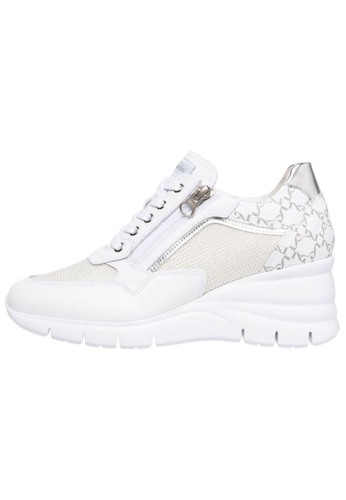 Sneaker Nero Giardini Sneaker Lederimitat/Textil Weiß