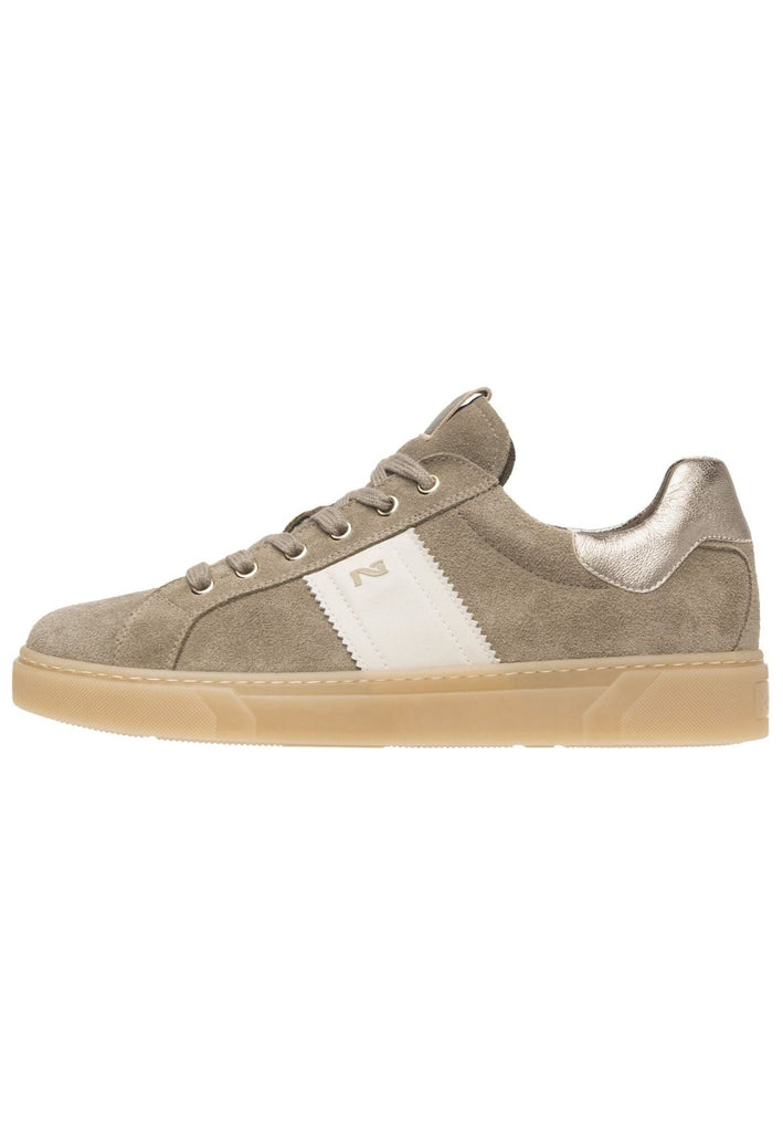 Sneaker Nero Giardini Sneaker Veloursleder Braun/Weiß