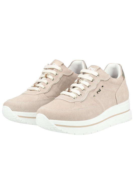 Nero Giardini Sneaker Veloursleder Beige