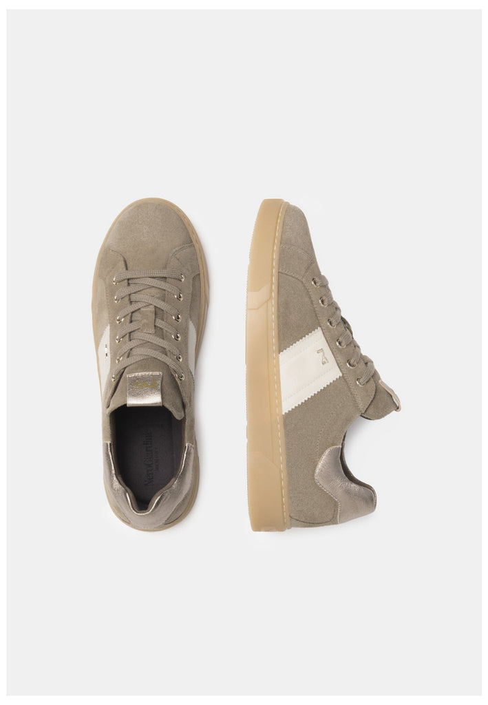 Nero Giardini Sneaker Veloursleder Braun/Weiß