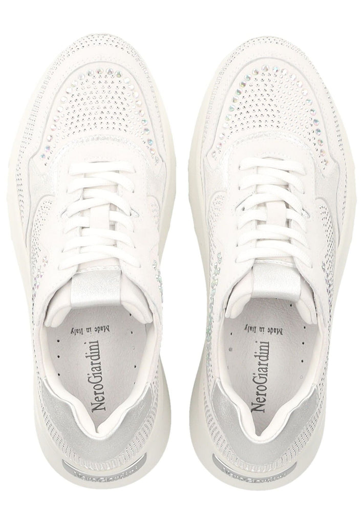 Nero Giardini Sneaker Veloursleder Hellgrau