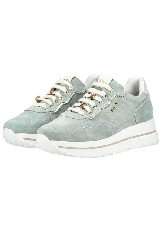 Nero Giardini Sneaker Veloursleder Hellgrün