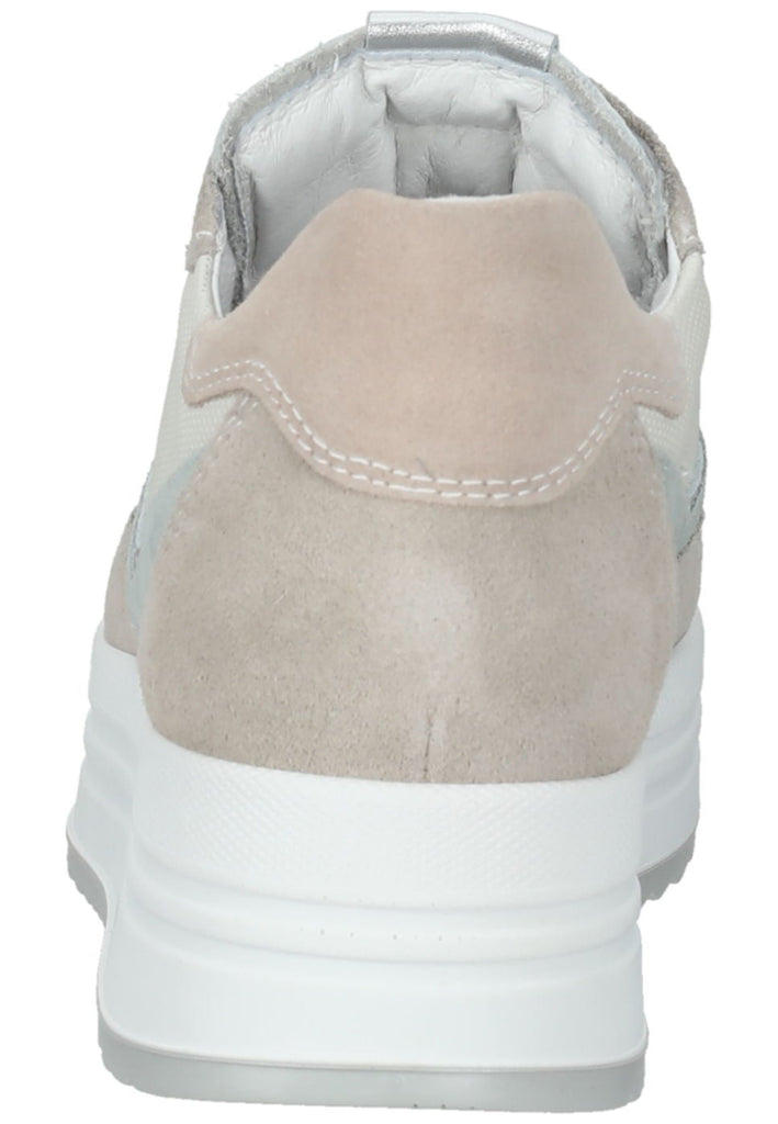 Nero Giardini Sneaker Veloursleder/Textil Beige/Blau