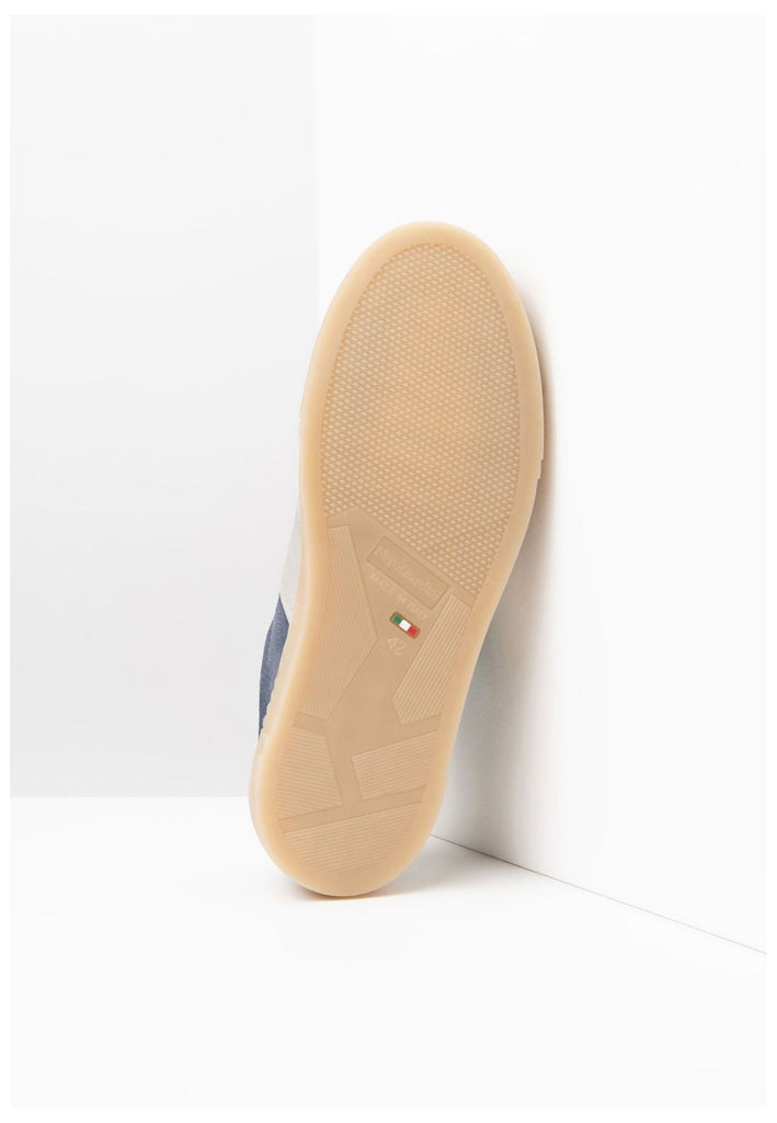 Nero Giardini Sneaker Veloursleder/Textil Blau/Weiß