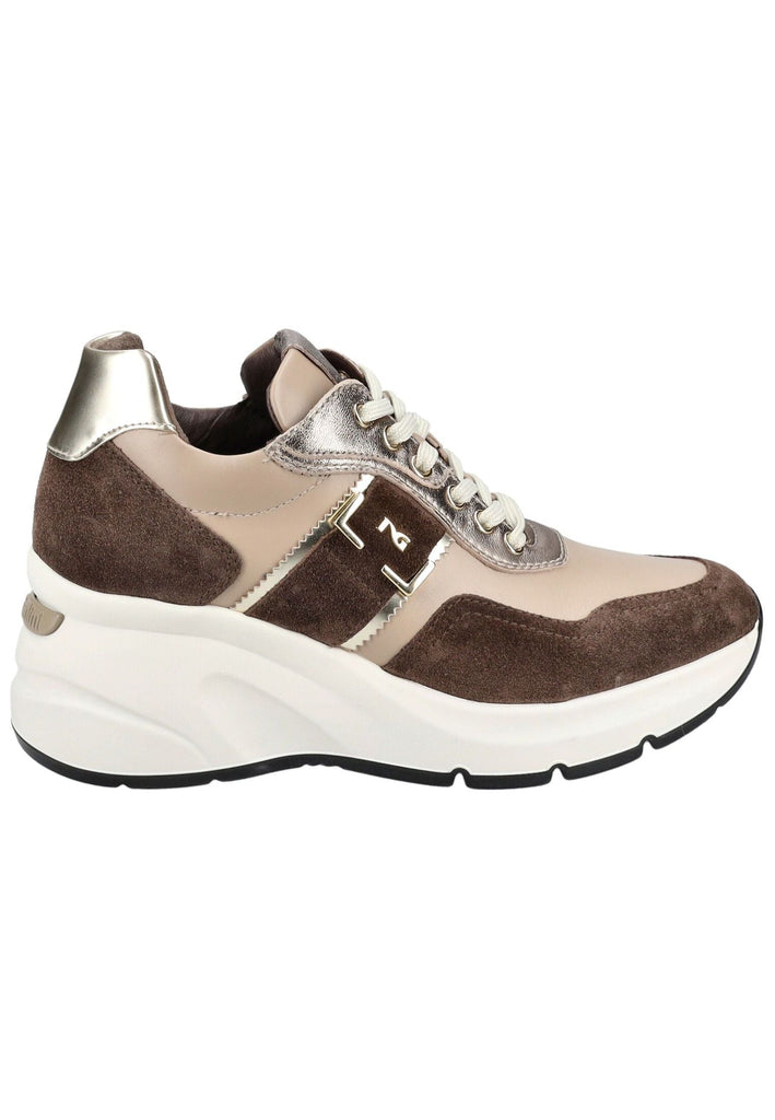 Nero Giardini Sneaker Veloursleder/Textil Kastanie