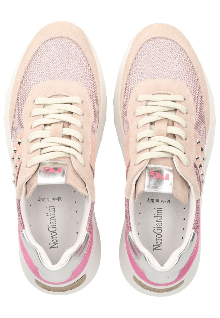 Nero Giardini Sneaker Veloursleder/Textil Pink/Violett