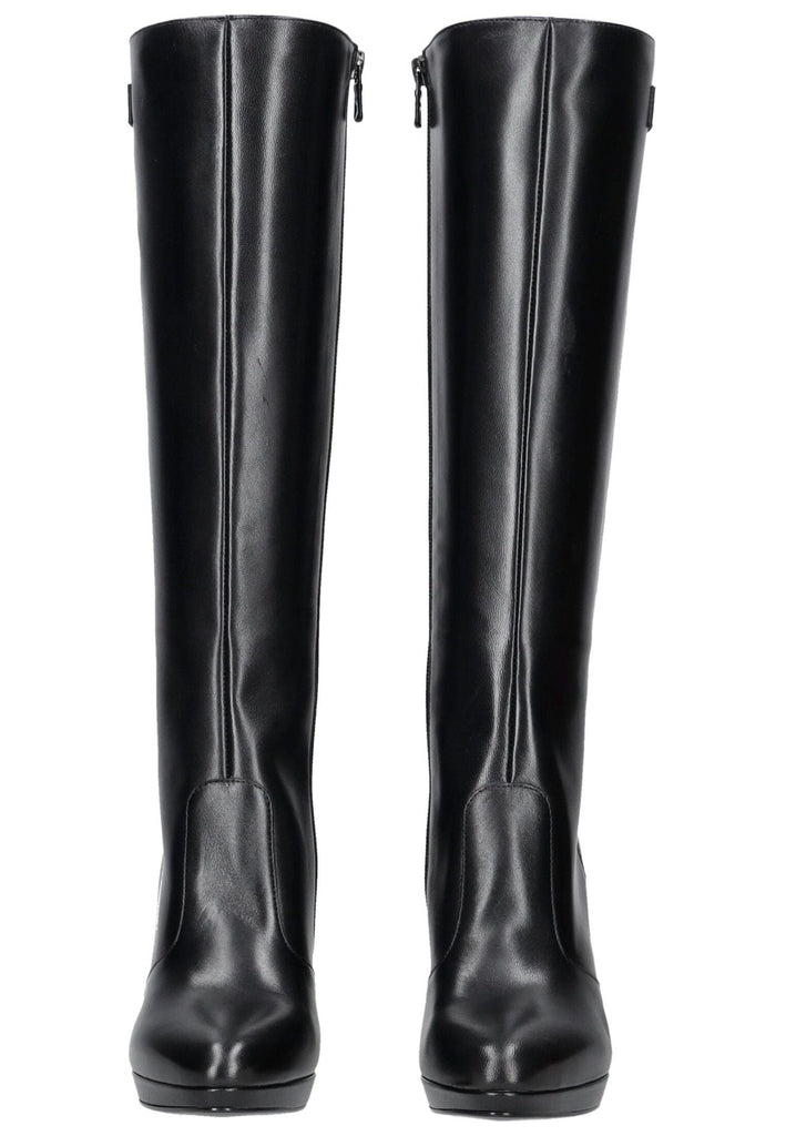 Nero Giardini Stiefel Glattleder Schwarz
