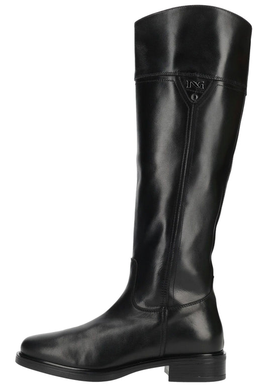 Nero Giardini Stiefel Glattleder Schwarz