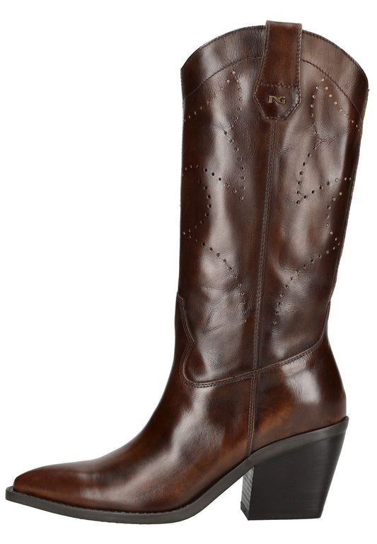 Nero Giardini Stiefel Leder Braun