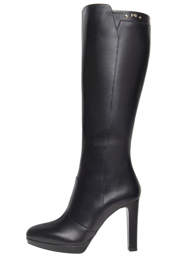 Nero Giardini Stiefel Leder Schwarz