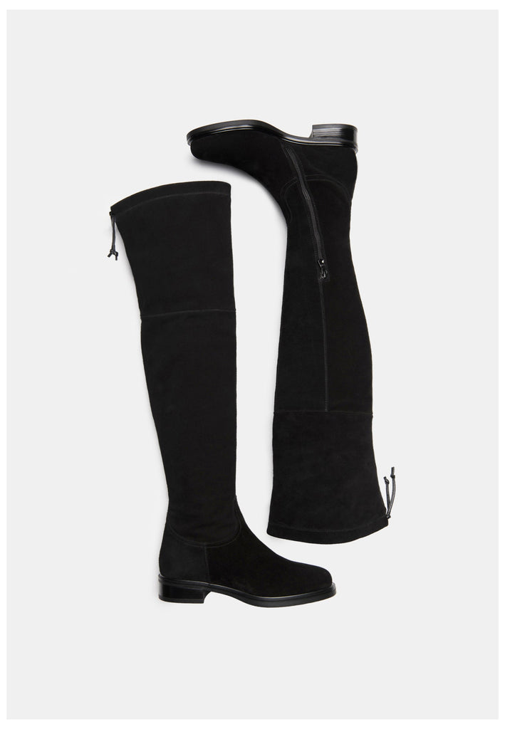Nero Giardini Stiefel Leder Schwarz