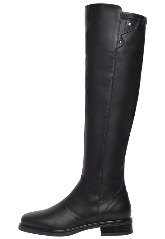 Nero Giardini Stiefel Leder Schwarz