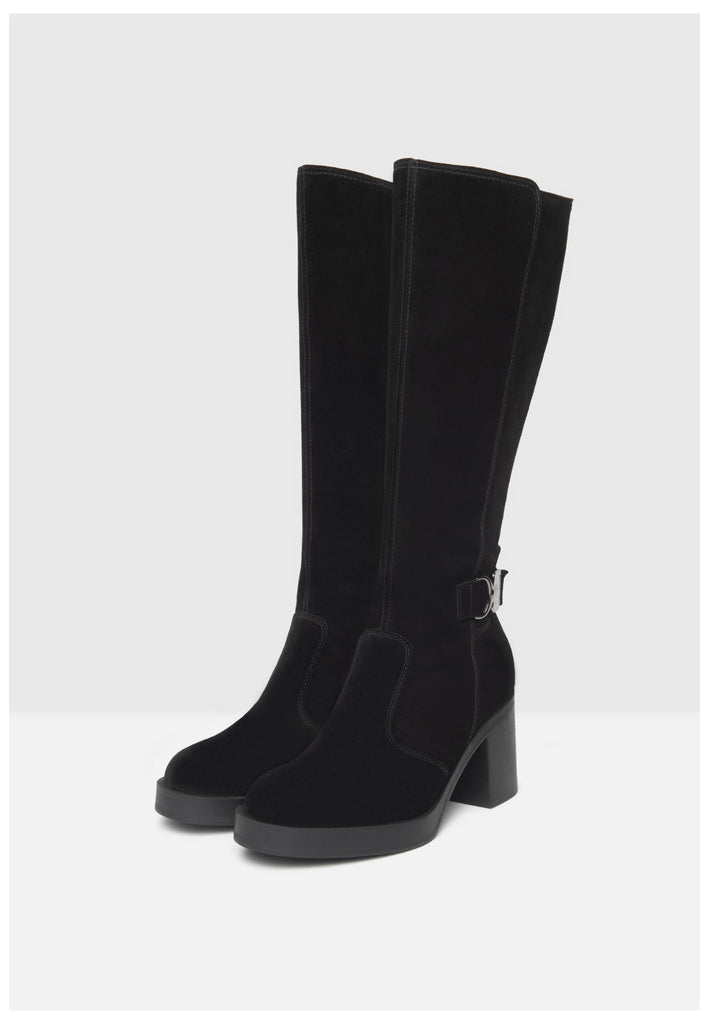 Nero Giardini Stiefel Leder Schwarz