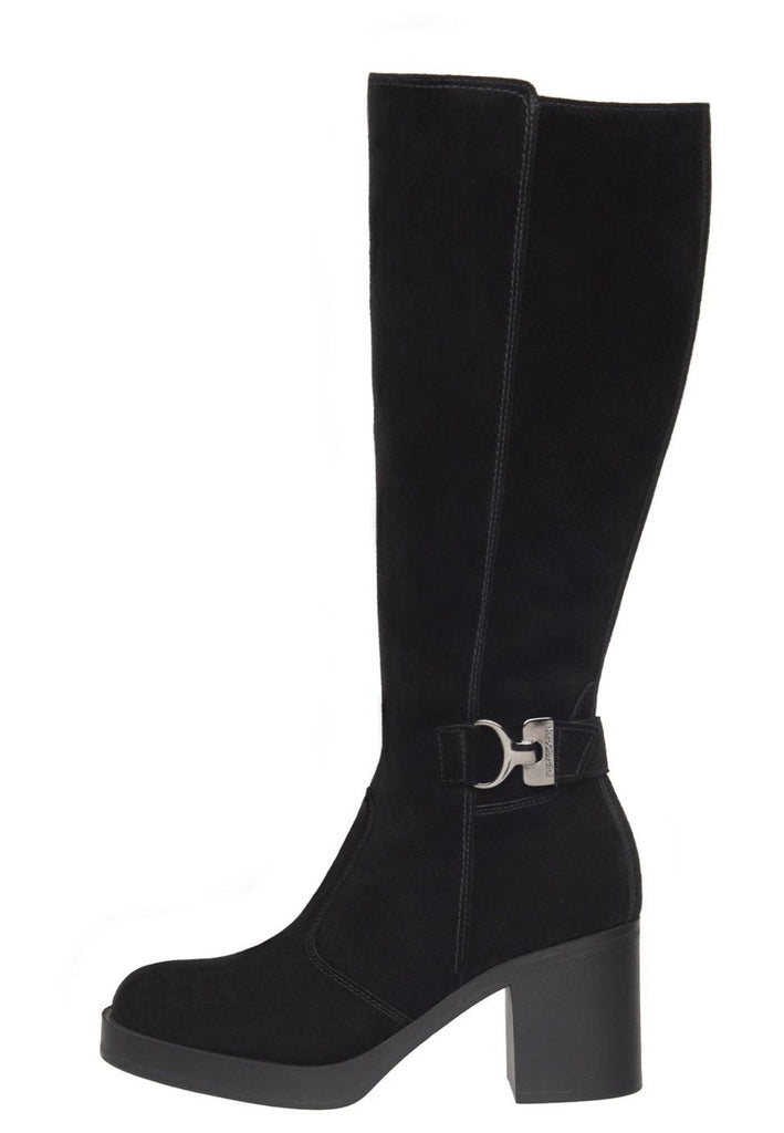 Nero Giardini Stiefel Leder Schwarz