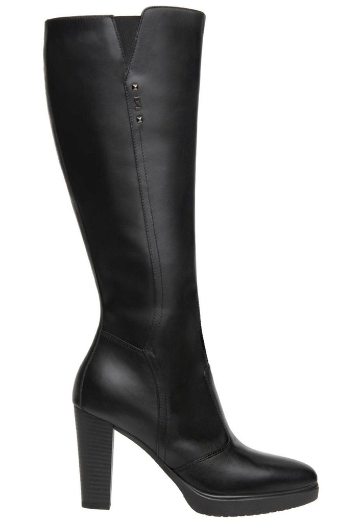 Nero Giardini Stiefel Leder Schwarz