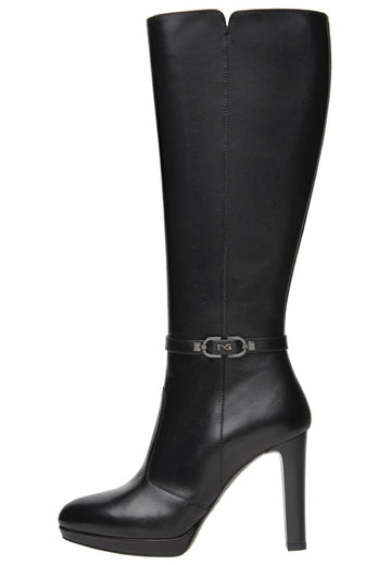Nero Giardini Stiefel Leder Schwarz