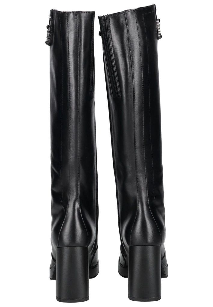 Nero Giardini Stiefel Leder Schwarz