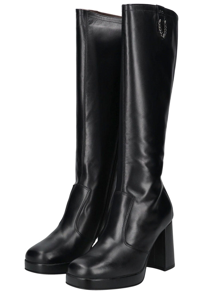 Nero Giardini Stiefel Leder Schwarz