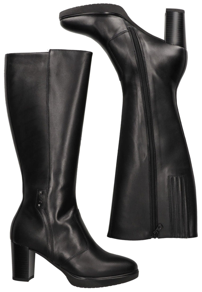 Nero Giardini Stiefel Leder Schwarz
