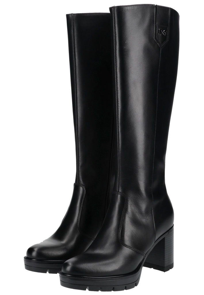 Nero Giardini Stiefel Leder Schwarz