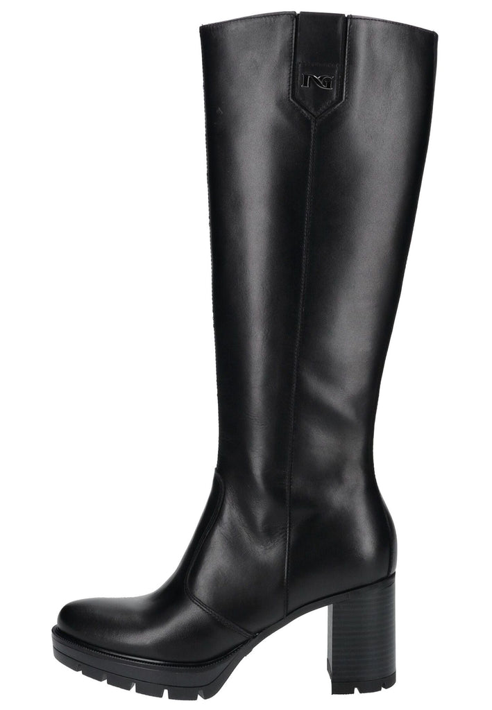 Nero Giardini Stiefel Leder Schwarz