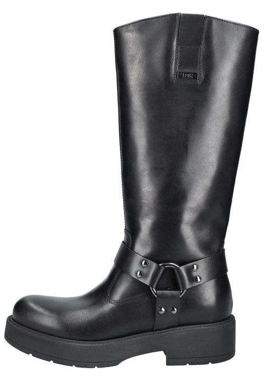 Nero Giardini Stiefel Leder Schwarz