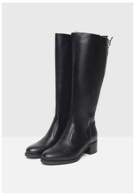 Nero Giardini Stiefel Leder Schwarz