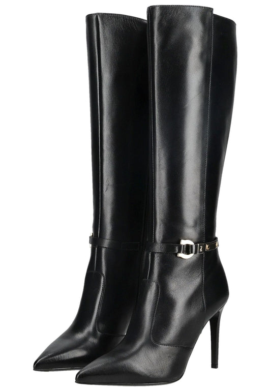 Nero Giardini Stiefel Leder Schwarz