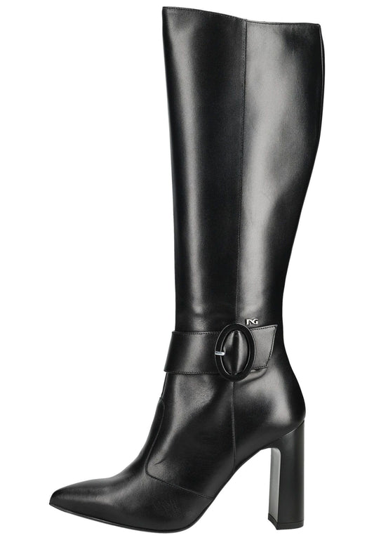 Nero Giardini Stiefel Leder Schwarz