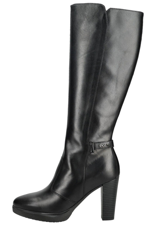 Nero Giardini Stiefel Leder Schwarz