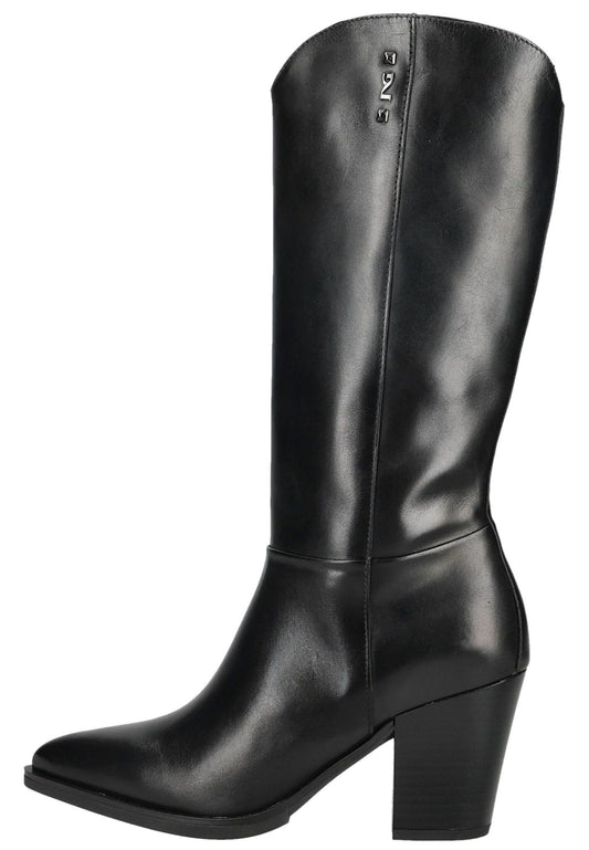 Nero Giardini Stiefel Leder Schwarz