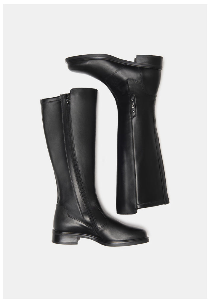 Nero Giardini Stiefel Leder/Synthetik Schwarz