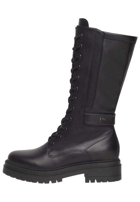 Nero Giardini Stiefel Leder/Synthetik Schwarz