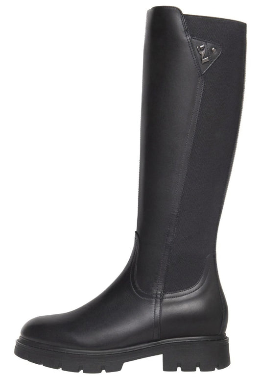 Nero Giardini Stiefel Leder/Textil Schwarz