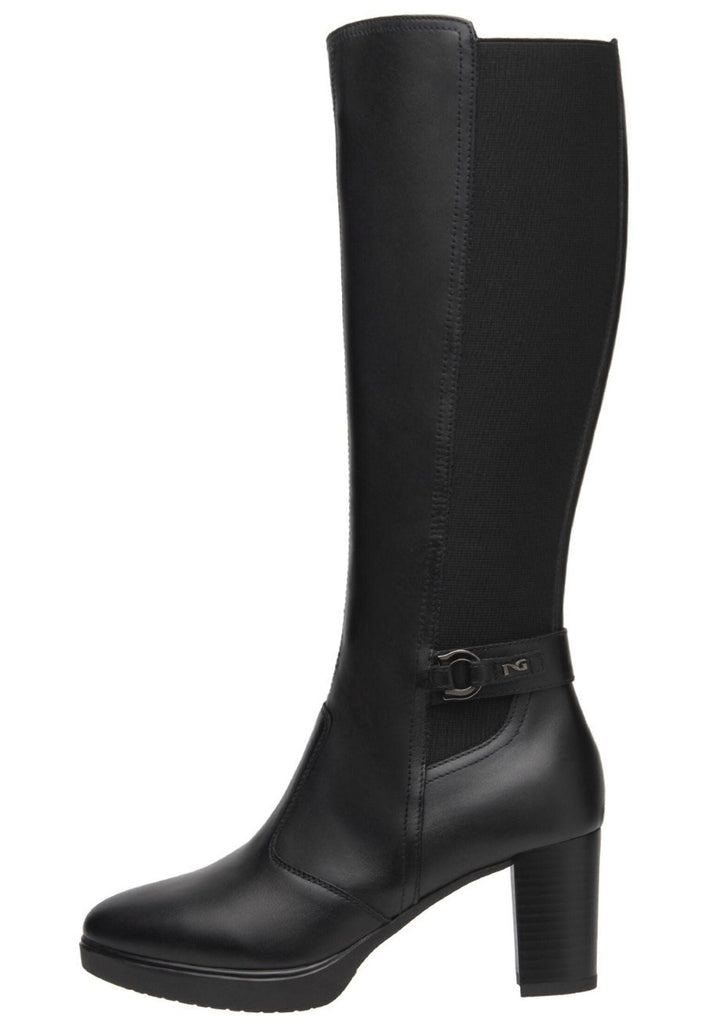 Nero Giardini Stiefel Leder/Textil Schwarz