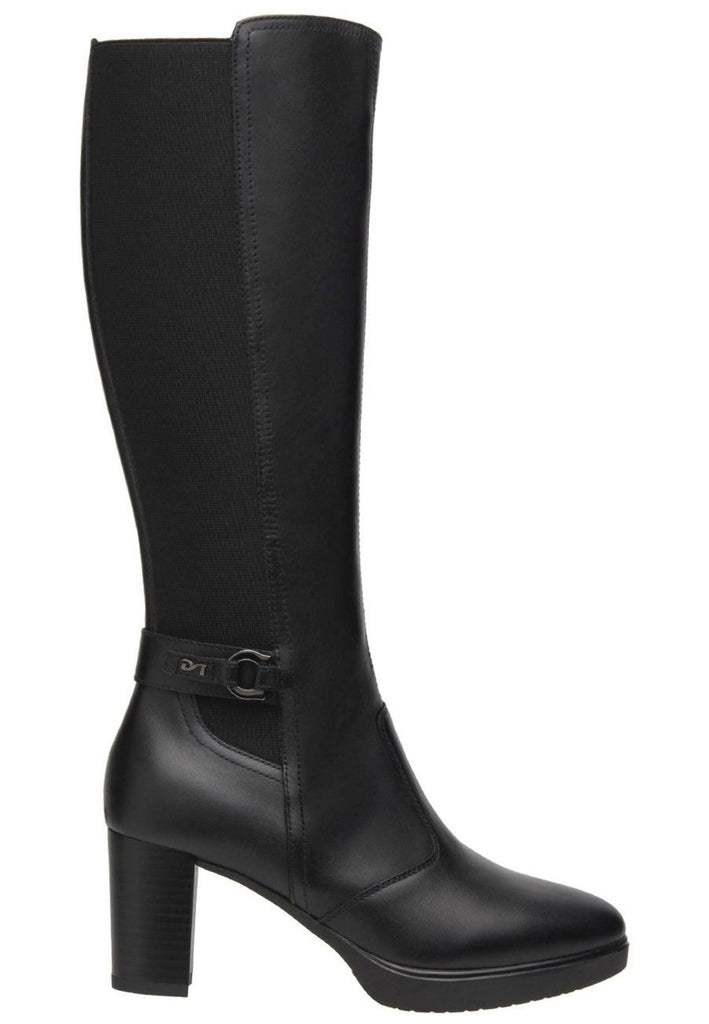 Nero Giardini Stiefel Leder/Textil Schwarz