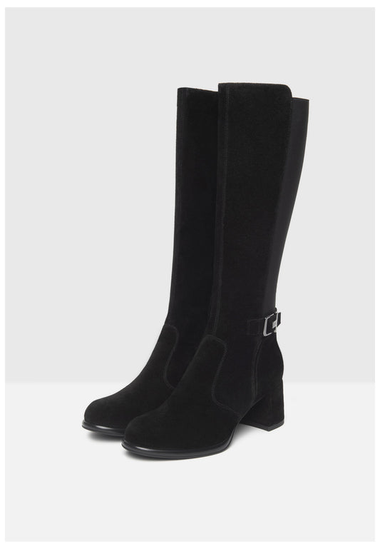 Nero Giardini Stiefel Leder/Textil Schwarz