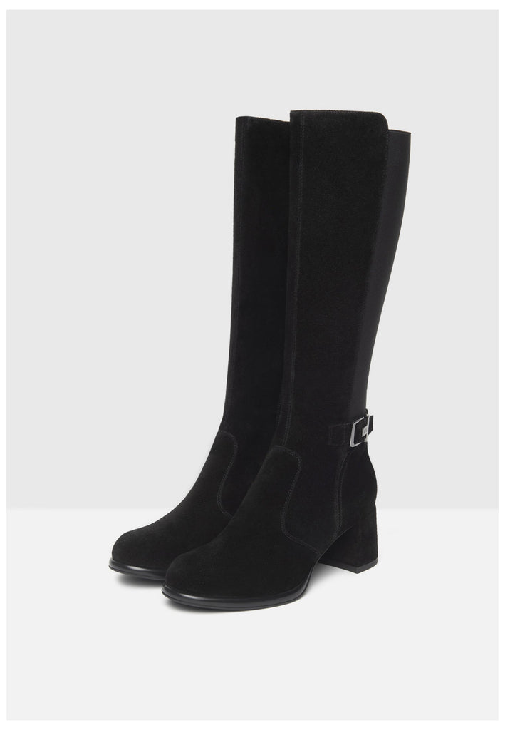 Nero Giardini Stiefel Leder/Textil Schwarz