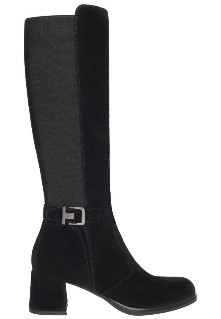 Nero Giardini Stiefel Leder/Textil Schwarz
