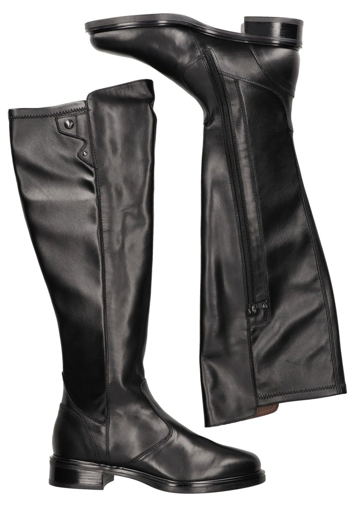 Nero Giardini Stiefel Leder/Textil Schwarz