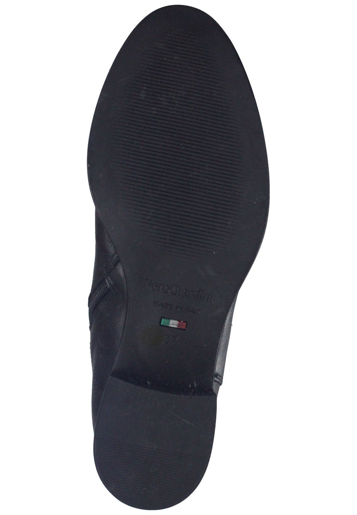 Nero Giardini Stiefel Leder/Textil Schwarz