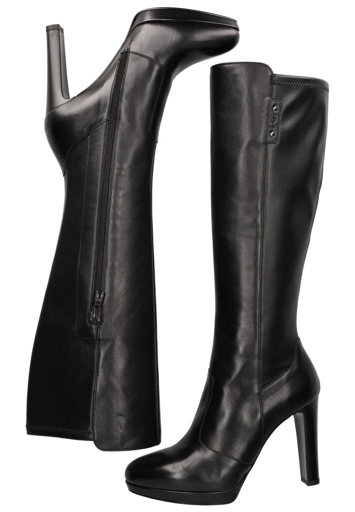 Nero Giardini Stiefel Leder/Textil Schwarz