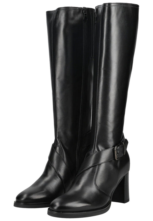 Nero Giardini Stiefel Leder/Textil Schwarz