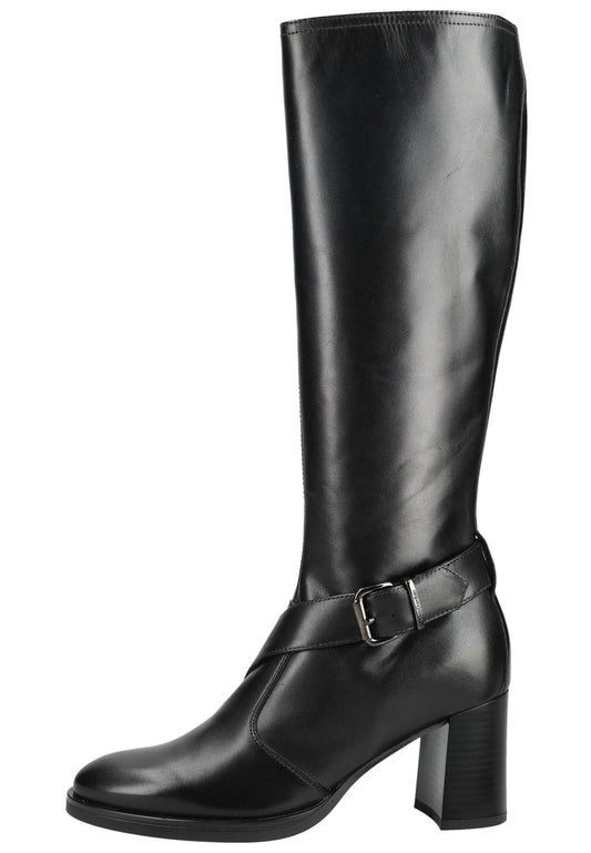 Nero Giardini Stiefel Leder/Textil Schwarz