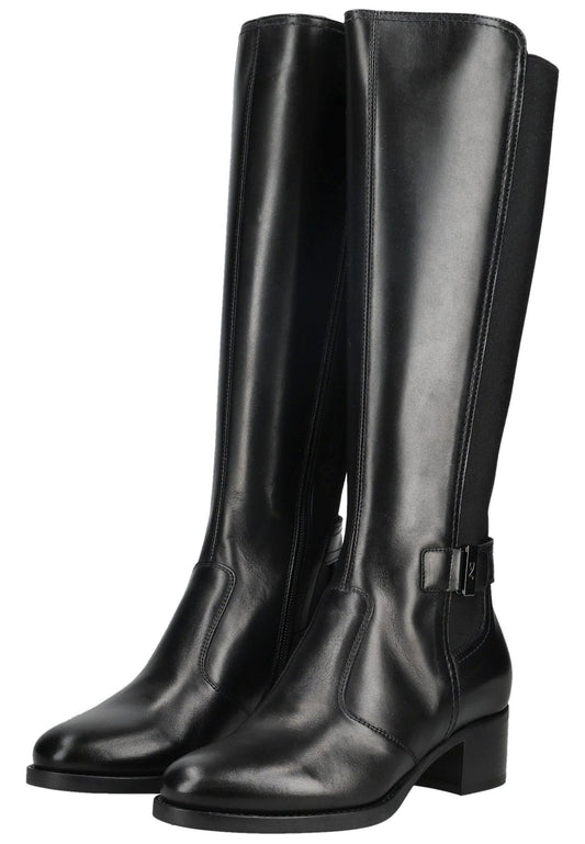 Nero Giardini Stiefel Leder/Textil Schwarz