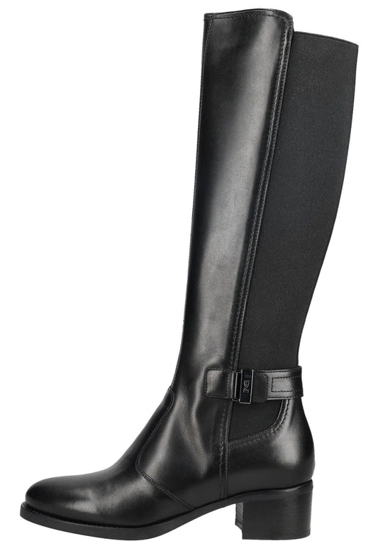 Nero Giardini Stiefel Leder/Textil Schwarz