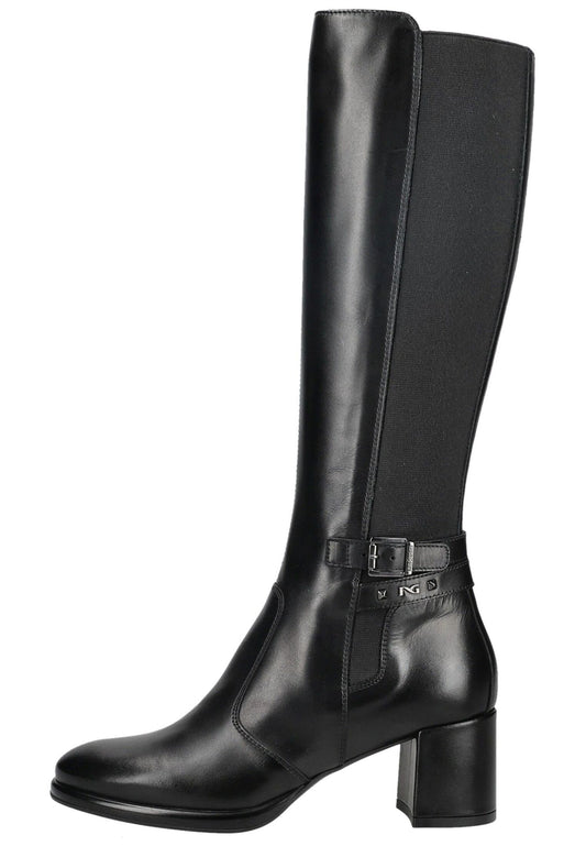 Nero Giardini Stiefel Leder/Textil Schwarz