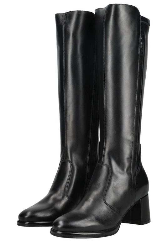 Nero Giardini Stiefel Lederimitat Schwarz