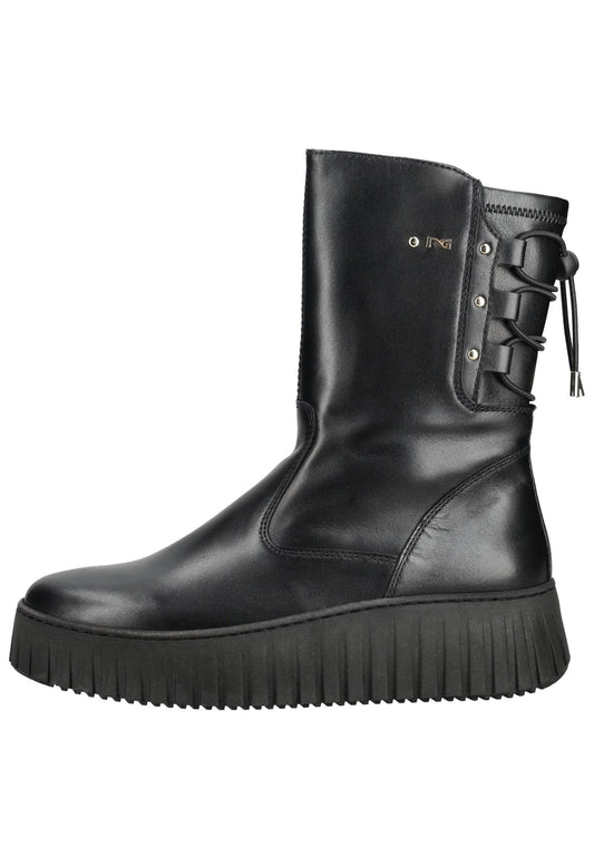 Nero Giardini Stiefel Lederimitat Schwarz